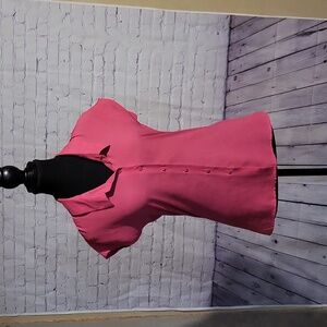 Jacob cap sleeve blouse - x-small - Pink